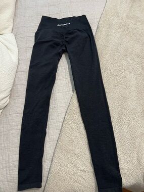 alphalete amplify leggings dark grey